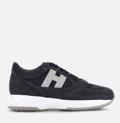 Hogan Interactive Sneakers In Blue