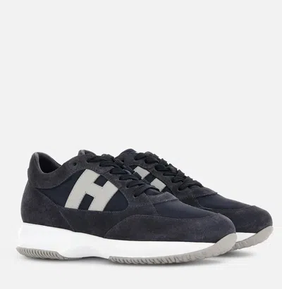 Hogan Interactive Sneakers In Blue