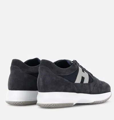 Hogan Interactive Sneakers In Blue