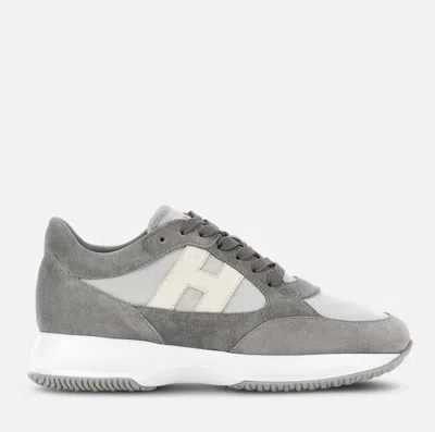 Hogan Interactive Sneakers In Gray