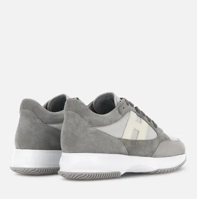 Hogan Interactive Sneakers In Gray