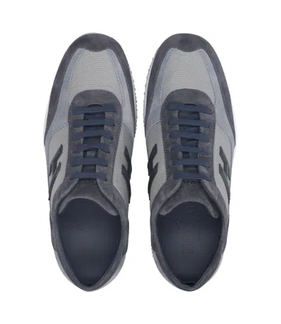 Hogan Interactive Sneakers In Suede And Smooth Leather With Technical Fabric Inserts In Multi