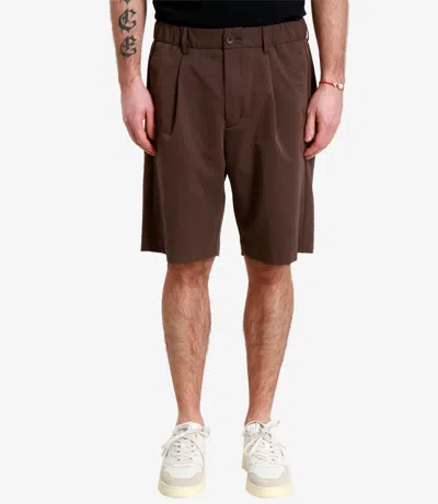 Herno Shorts Brown In Brown