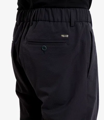 Herno Trousers Blue In Blue