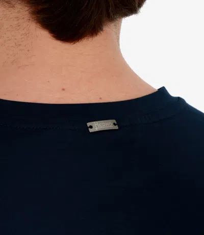 Herno Emporio Armani Pinstripe Single-breasted Blazer Jacket In Multi