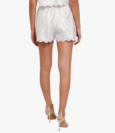 Msgm Shorts White In White