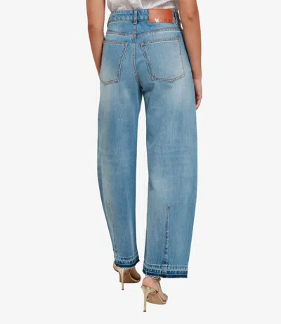Msgm Jeans Light Denim In Blue