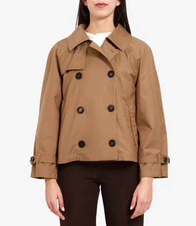 Max Mara The Cube Coats In Brown