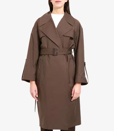 Max Mara The Cube Coats In Brown