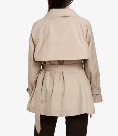 Max Mara The Cube Coats Sand In White