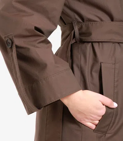 Max Mara The Cube Coats In Brown