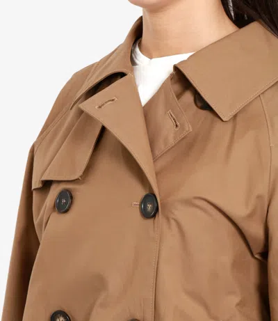 Max Mara The Cube Coats In Brown