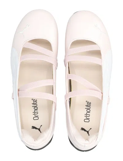Puma Speedcat Cut-out Ballet Flats In Pink