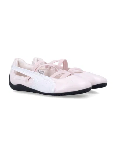 Puma Speedcat Cut-out Ballet Flats In Pink