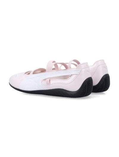 Puma Speedcat Cut-out Ballet Flats In Pink