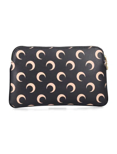 Marine Serre Moon Pattern Shoulder Bag Gold Tone Hardware In Multi