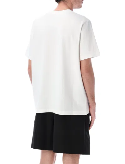 Casablanca Casa Way Orchid Organic Cotton T Shirt In White