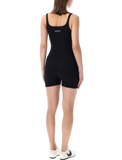 Marine Serre Elegance In Motion Mini Jumpsuit For Women In Black