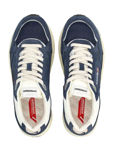 Autry Vintage-inspired Sneakers With 3.5 Cm Sole Height In Blue
