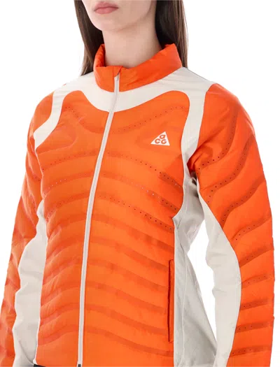 Nike Acg Lava Loft Down Trail Jacket In Orange