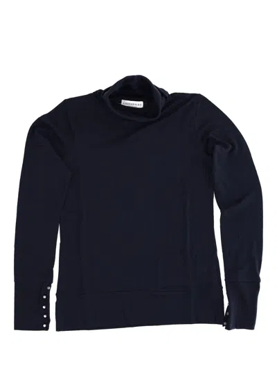 Antipast Knit T-shirt Black In Blue