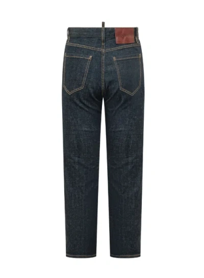 Dsquared2 Pants 5 Pockets In Blue