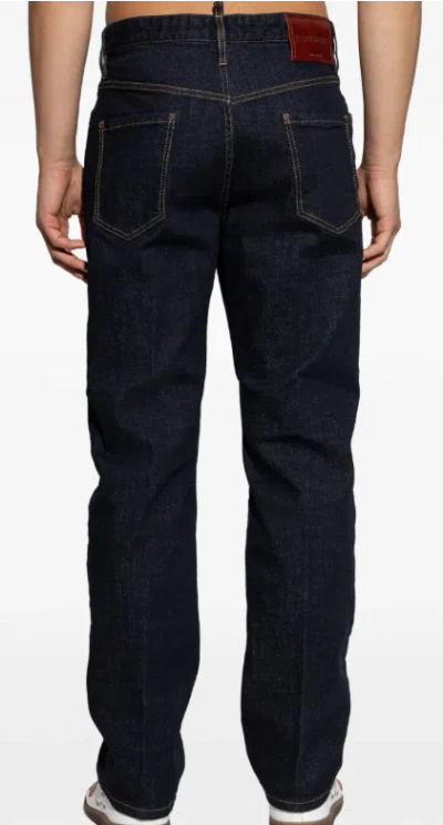 Dsquared2 Pants 5 Pockets In Blue