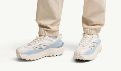 Moncler Trailgrip Sneakers In Technical Fabric And Mesh With Side Lettering Logo In Multi