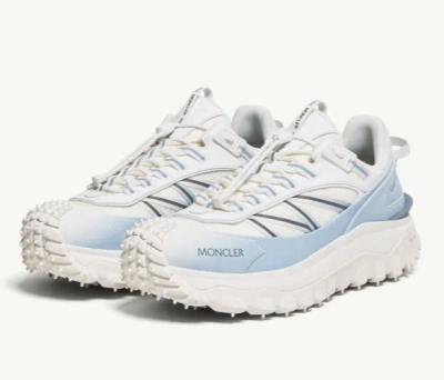Moncler Trailgrip Sneakers In Technical Fabric And Mesh With Side Lettering Logo In Multi