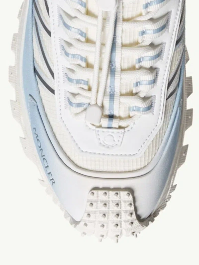 Moncler Trailgrip Sneakers In Technical Fabric And Mesh With Side Lettering Logo In Multi