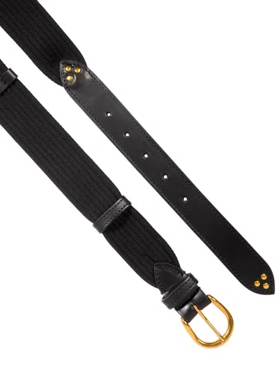 Jérôme Dreyfuss Jerome Dreyfuss Ceinture Sangle Large In Black