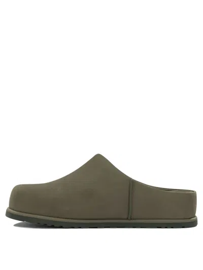 Ugg ® Men's Otzo Clog Nubuck Shoes In Burnt Olive In Green