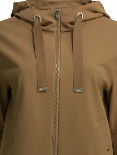 Herno Light Jacket In Brown