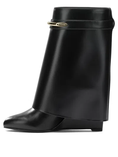 Givenchy Shark Pinch 95 Mid-calf Leather Boots In Multi
