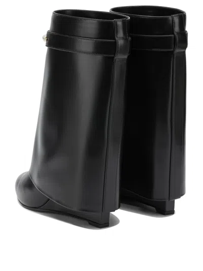 Givenchy Shark Pinch 95 Mid-calf Leather Boots In Multi