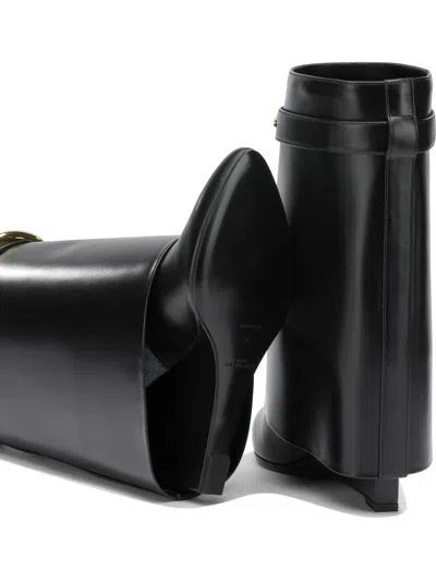 Givenchy Shark Pinch 95 Mid-calf Leather Boots In Multi