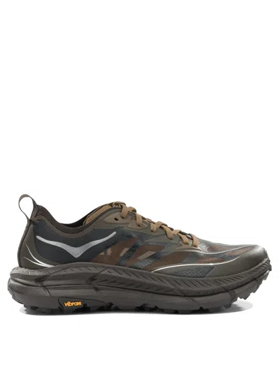 Hoka Mens  Mafate Speed 4 Lite In Brown/black