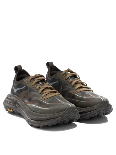Hoka Mens  Mafate Speed 4 Lite In Brown/black