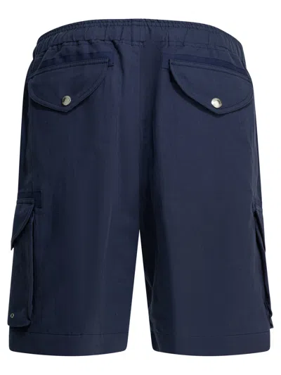 Brunello Cucinelli Short Cargo In Blue