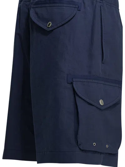 Brunello Cucinelli Short Cargo In Blue