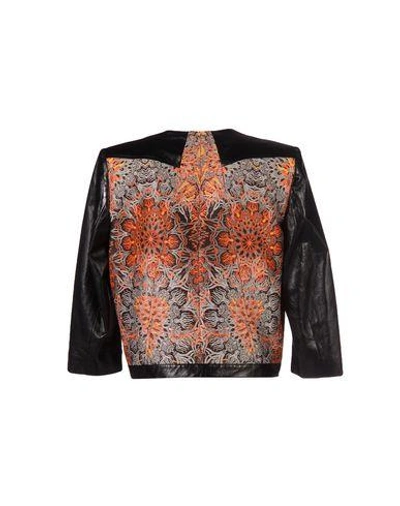 Shop Helmut Lang Blazer In Orange