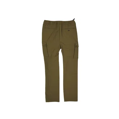 Herno Bicolor Polyester Cargo Pants In Green