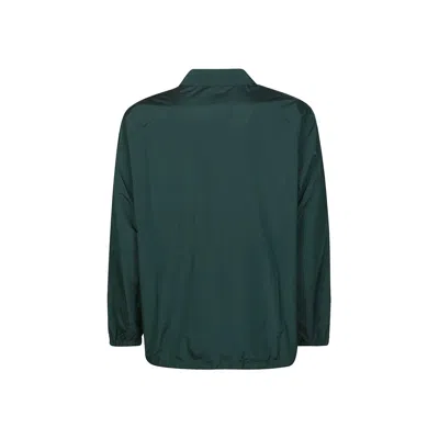 Autry Bicolor Polyester Shell Jacket In Green