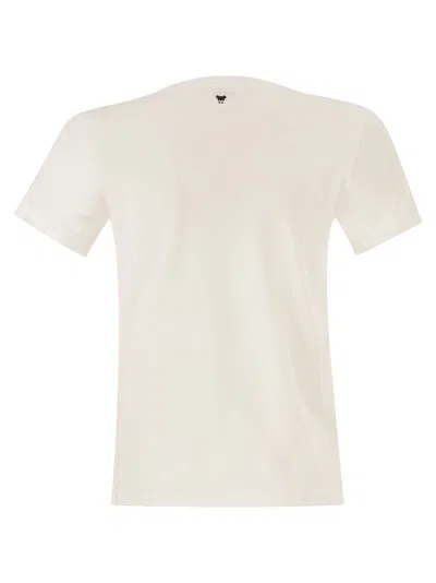 Weekend Max Mara Weekend Maxmara Wkdmultif Basic Stretch Jersey T Shirt In White