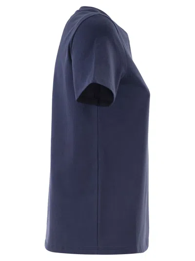 Weekend Max Mara Weekend Maxmara Wkdmultif Basic Stretch Jersey T Shirt In Blue