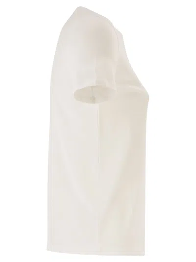 Weekend Max Mara Weekend Maxmara Wkdmultif Basic Stretch Jersey T Shirt In White