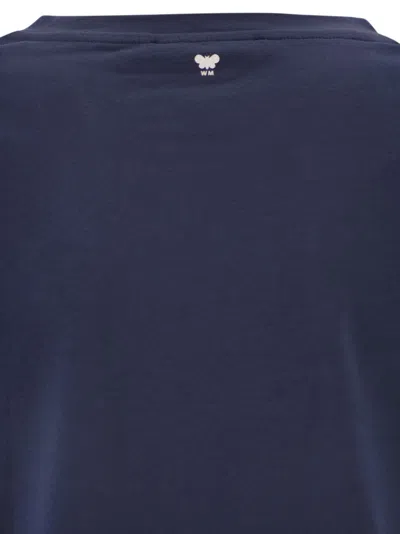 Weekend Max Mara Weekend Maxmara Wkdmultif Basic Stretch Jersey T Shirt In Blue