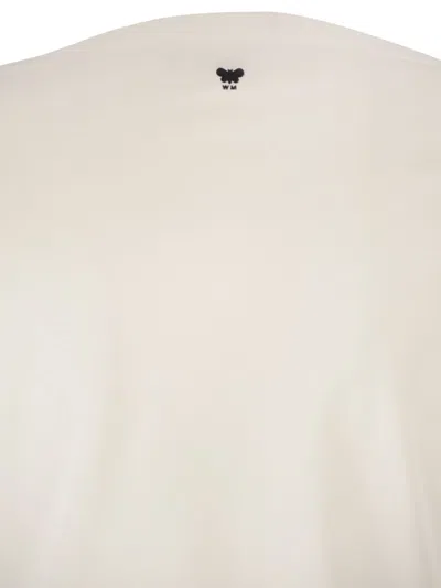 Weekend Max Mara Weekend Maxmara Wkdmultif Basic Stretch Jersey T Shirt In White