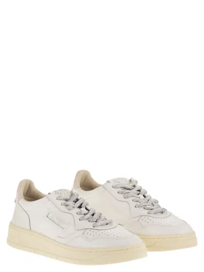 Autry Medalist Low Leather Sneakers In Multi
