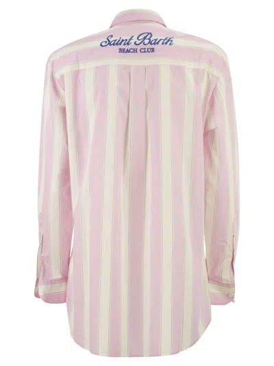 Mc2 Saint Barth Brigitte Striped Patterned Shirt In Multi